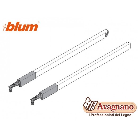 BLUM TANDEMBOX RINGHIERINE BIANCHE 500 mm
