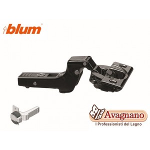 BLUM CLIP top BLUMOTION cern. stand. 110°, Battuta interna, fondello: Da avvitare