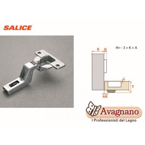 CERNIERA SALICE F.40 COLLO ALTO S/MOLLA