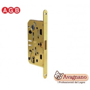 Serratura AGB POLARIS 2XT E.50 OTTONATA