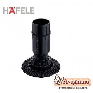 TUBO CON SCIVOLO D'AVVITARE, SISTEMA PER ZOCCOLI HAFELE AXILO 78 H 60 MM