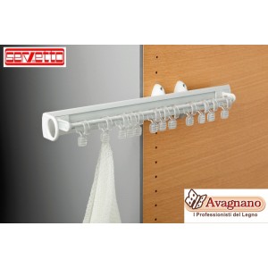 PORTAFULAR SERVETTO ALLUMINIO/PANNA