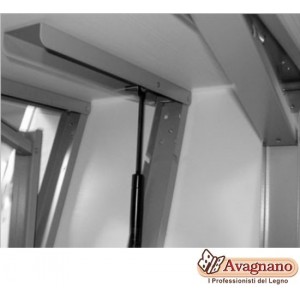 KIT SUPPORTI OMAG PER MENSOLE E TAVOLI ABBATTIBILI 400 MM