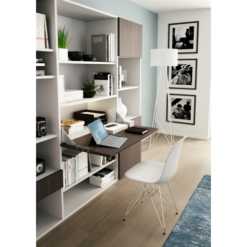 DESK SCRIVANIA ADATTABILE A RIBALTA - ATIM