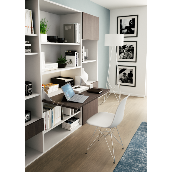 DESK SCRIVANIA ADATTABILE A RIBALTA - ATIM