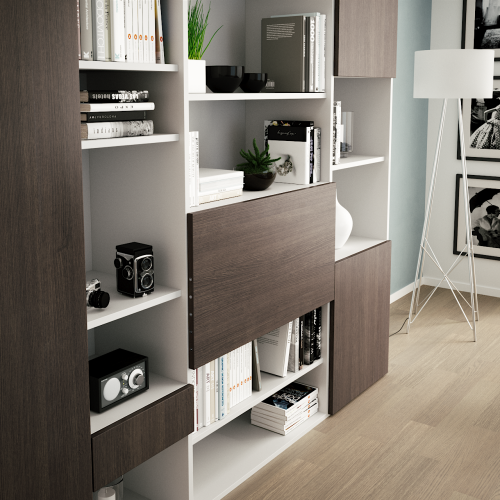 DESK SCRIVANIA ADATTABILE A RIBALTA - ATIM