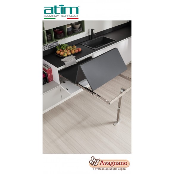 T-ABLE XL TAVOLO DA CASSETTO ESTRAIBILE CON GAMBA - ATIM