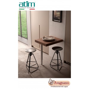 JUST PIANO A RIBALTA CON GAMBA SINGOLA ABBATTIBILE TELESCOPICA - ATIM