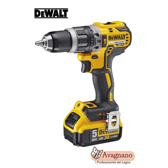 TRAPANO AVVITATORE CON PERCUSSIONE 18V XR 5.0Ah BRUSHLESS - DEWALT