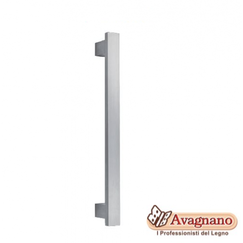 MANIGLIONE Q-CINQUE DRITTO CROMO SATINATO - ARIENI