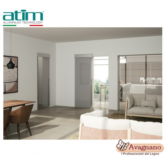 SISTEMA DI SCORRIMENTO INVISIBILE GHOST VETRO - ATIM