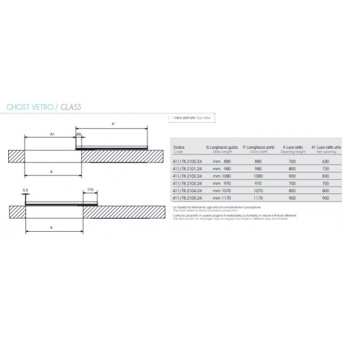 SISTEMA DI SCORRIMENTO INVISIBILE GHOST VETRO - ATIM