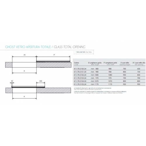 SISTEMA DI SCORRIMENTO INVISIBILE GHOST VETRO - ATIM