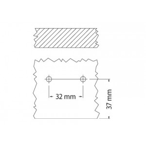 BASETTA REG H 00 CLIPS PER CERNIERA STANDARD - DANCO 2