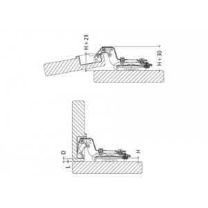 CERNIERA F.35 COLLO ALTO AMMORTIZZATA - DANCO 2