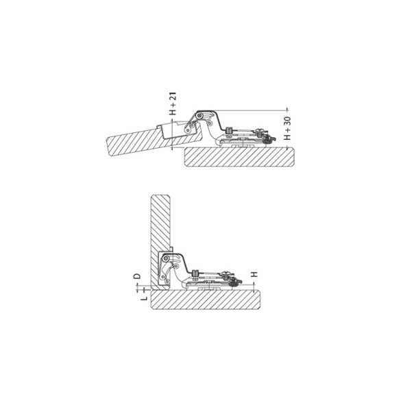 CERNIERA F.35 COLLO ALTO AMMORTIZZATA - DANCO