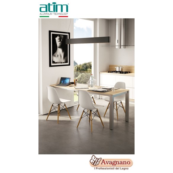 VOILA' CHAIR REVERSE PIANO ESTRAIBILE CON GAMBE - ATIM