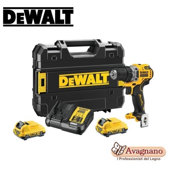 TRAPANO AVVIATORE DEWALT DCD701D2 COMPATTO XR 12V 2 X 2.0AH