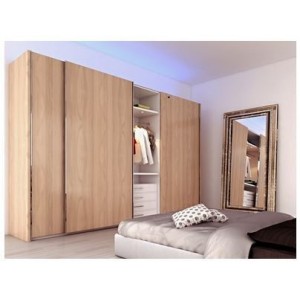 GUARNITURA PORTE SCORREVOLI PER MOBILI AMMORTIZZATO TERNO 2