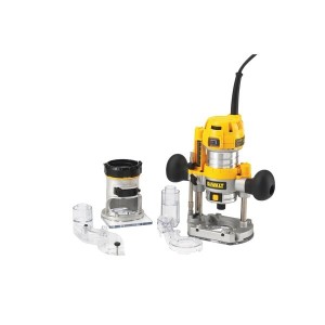 ELETTROFRESATRICE DEWALT D26204K CON AFFONDAMENTO E BASE FISSA 900W 8MM 2