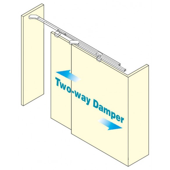 SISTEMA COMPLANARE PER PORTE INTERNE APERTURA DESTRA 20/40 KG MFU-1200-40-L - SUGATSUNE