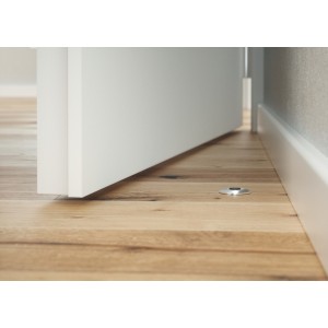 FERMAPORTA A PAVIMENTO MAGNETICO BIANCO - HAFELE 2