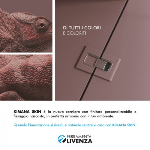 CERNIERA LIVENZA KIMANA SKIN PER ANTE A RIBALTA E CALATOIA CON COVER VERNICIABILE - LIVENZA