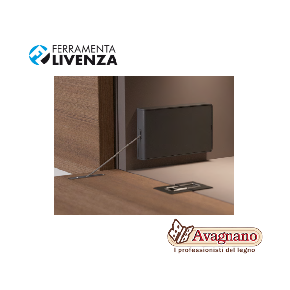 MECCANISMO KIARO EASY SOFT PER CALATOIA ANTRACITE - LIVENZA