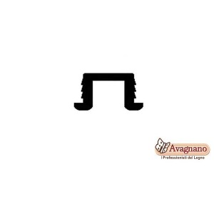 BINARIO PORTE SCORREVOLI TERNO 1080 ALLUMINIO