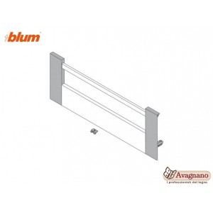BLUM TANDEMBOX Frontale per Cassettone interno, altezza D con ringhierina, LM 600 mm, premontato,